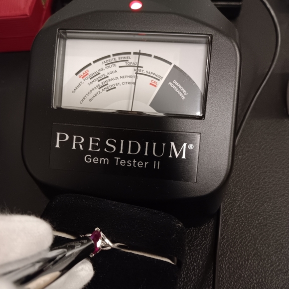 ❗️LAST DROP! 10K White Gold Ring Kay Jewelers Lab Ruby Diamonds Solid real 10kt - Picture 8 of 8